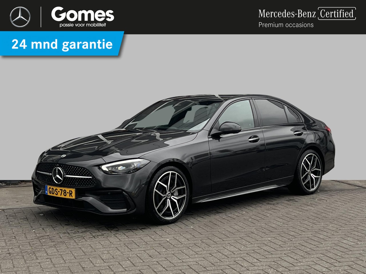 Mercedes-Benz C-klasse - 180 AMG Line | Premium Pakket | Nightpakket | Winterpakket | Nappa Leder Bruin | Panoramad - AutoWereld.nl