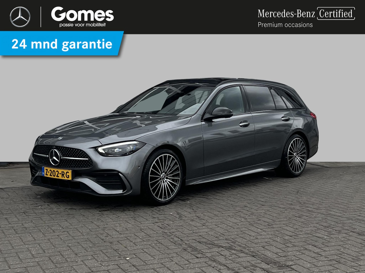 Mercedes-Benz C-klasse Estate - 180 AMG Line | Premium | Nightpakket | Panoramadak | 360° Camera | Burmester® 3D | Memorys - AutoWereld.nl