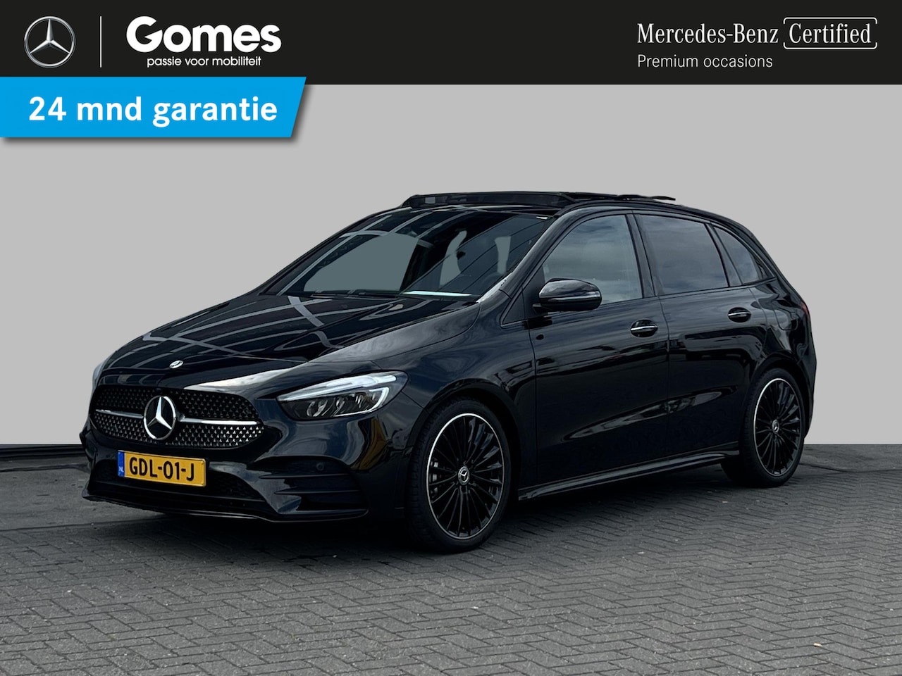 Mercedes-Benz B-klasse - 180 AMG Line | Premium Pakket | Night Pakket | Panoramadak | Dodehoekassistent | Sfeerverl - AutoWereld.nl