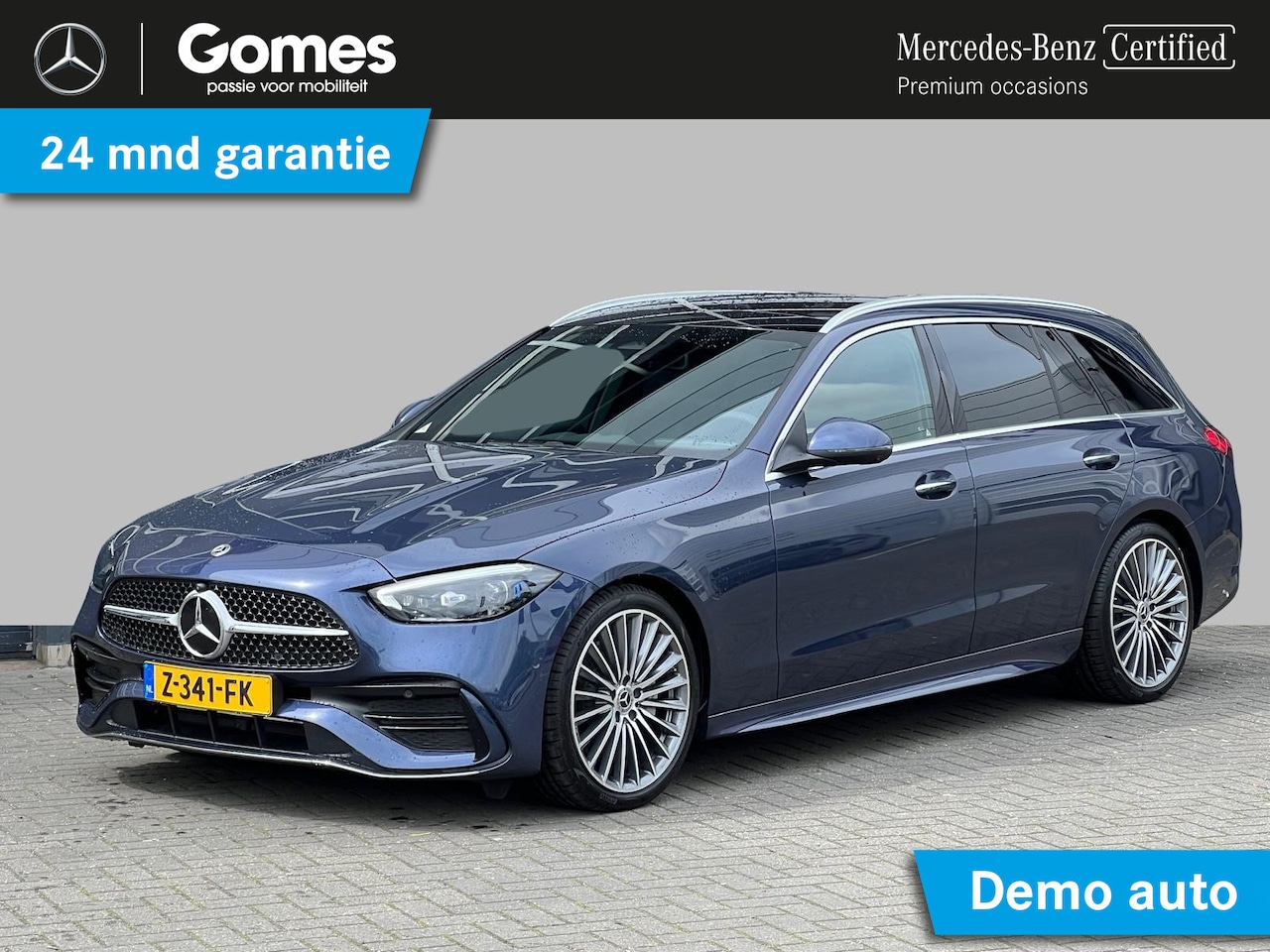 Mercedes-Benz C-klasse Estate - 180 AMG Line | Premium | Winter pakket | Panoramadak | Burmester® 3D | 360° Camera | Sfeer - AutoWereld.nl