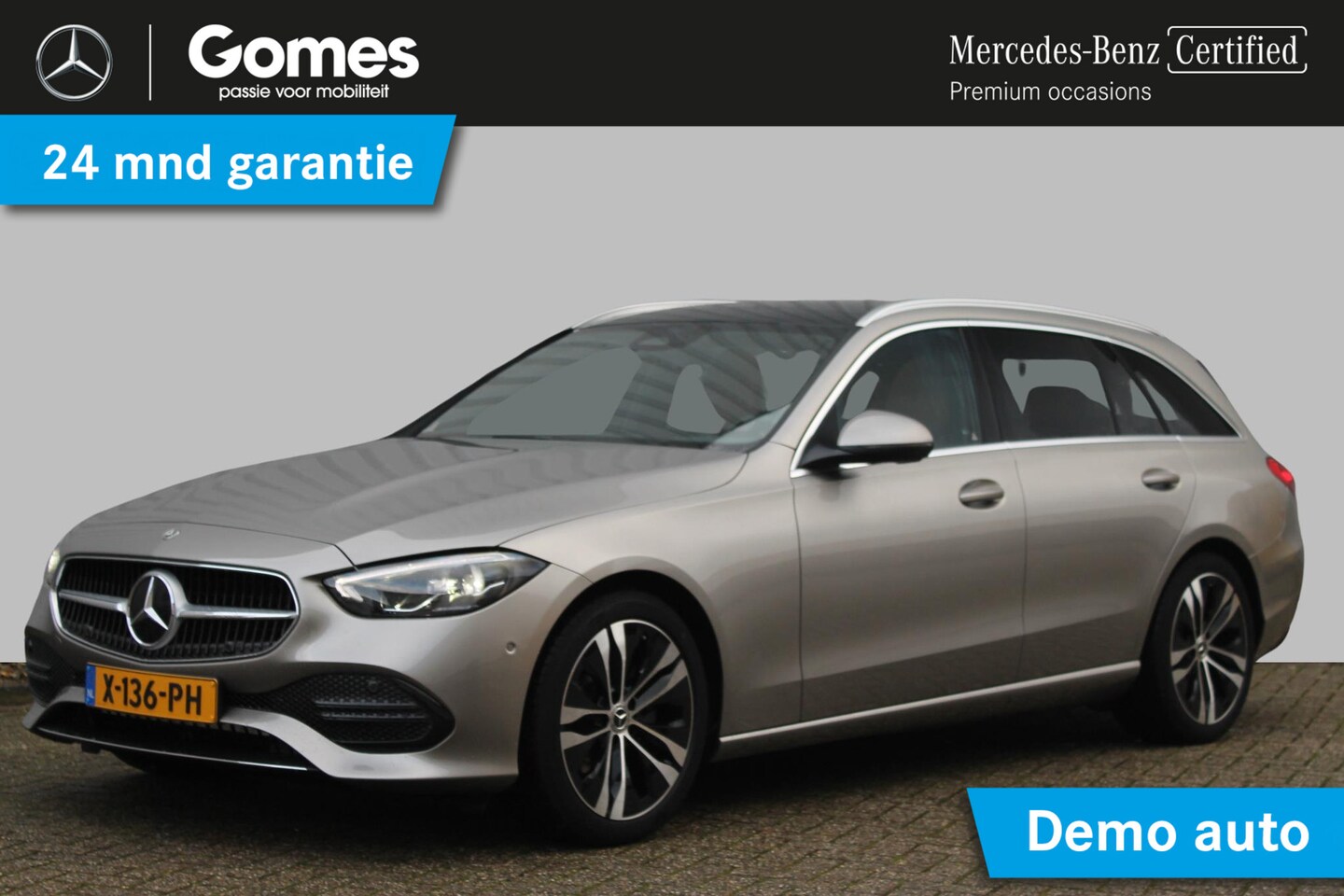 Mercedes-Benz C-klasse Estate - 180 Luxury Line | Panoramadak | Burmester | Showmodel SALE - AutoWereld.nl