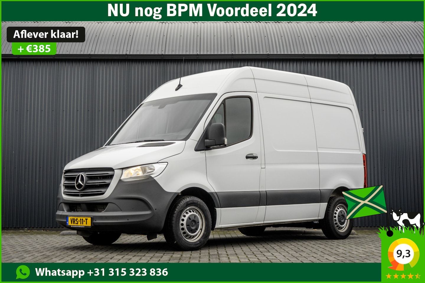 Mercedes-Benz Sprinter - 314 CDI L1H2 | Automaat | Z.G.A.N. | Euro 6 | Mbux | Carplay | 360º Camera | Cruise | Clim - AutoWereld.nl