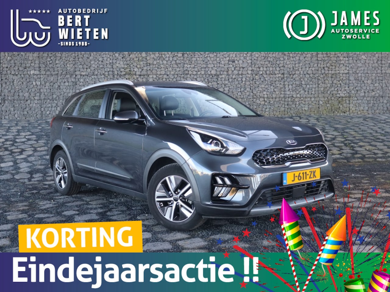 Kia Niro - 1.6 GDi H. DynamicL. I Geen Import I Trekhaak I Navi - AutoWereld.nl