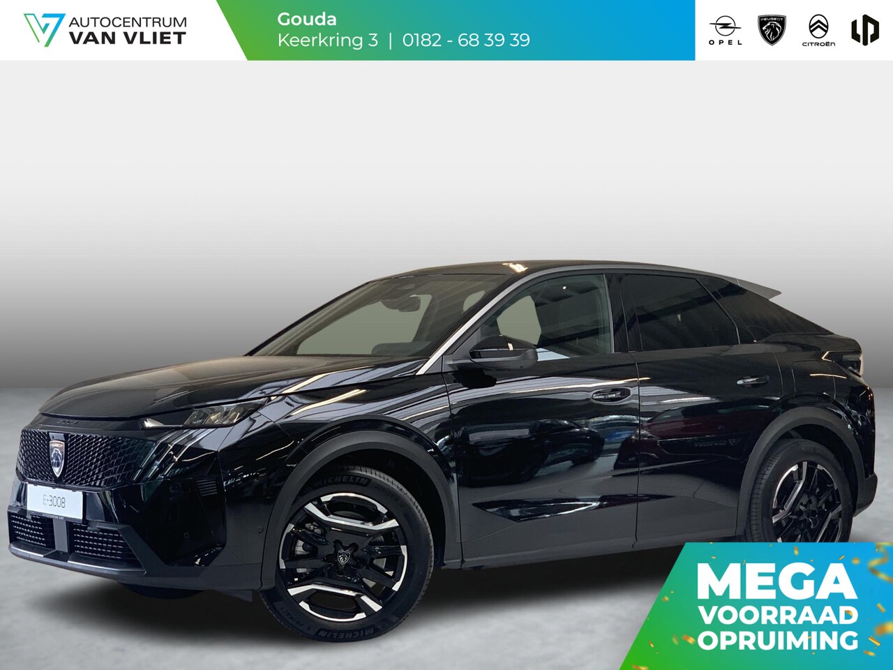 Peugeot e-3008 - Allure 73 kWh | 360° zicht | Navigatie | Keyless | Cruise Control Adaptief | Carplay draad - AutoWereld.nl