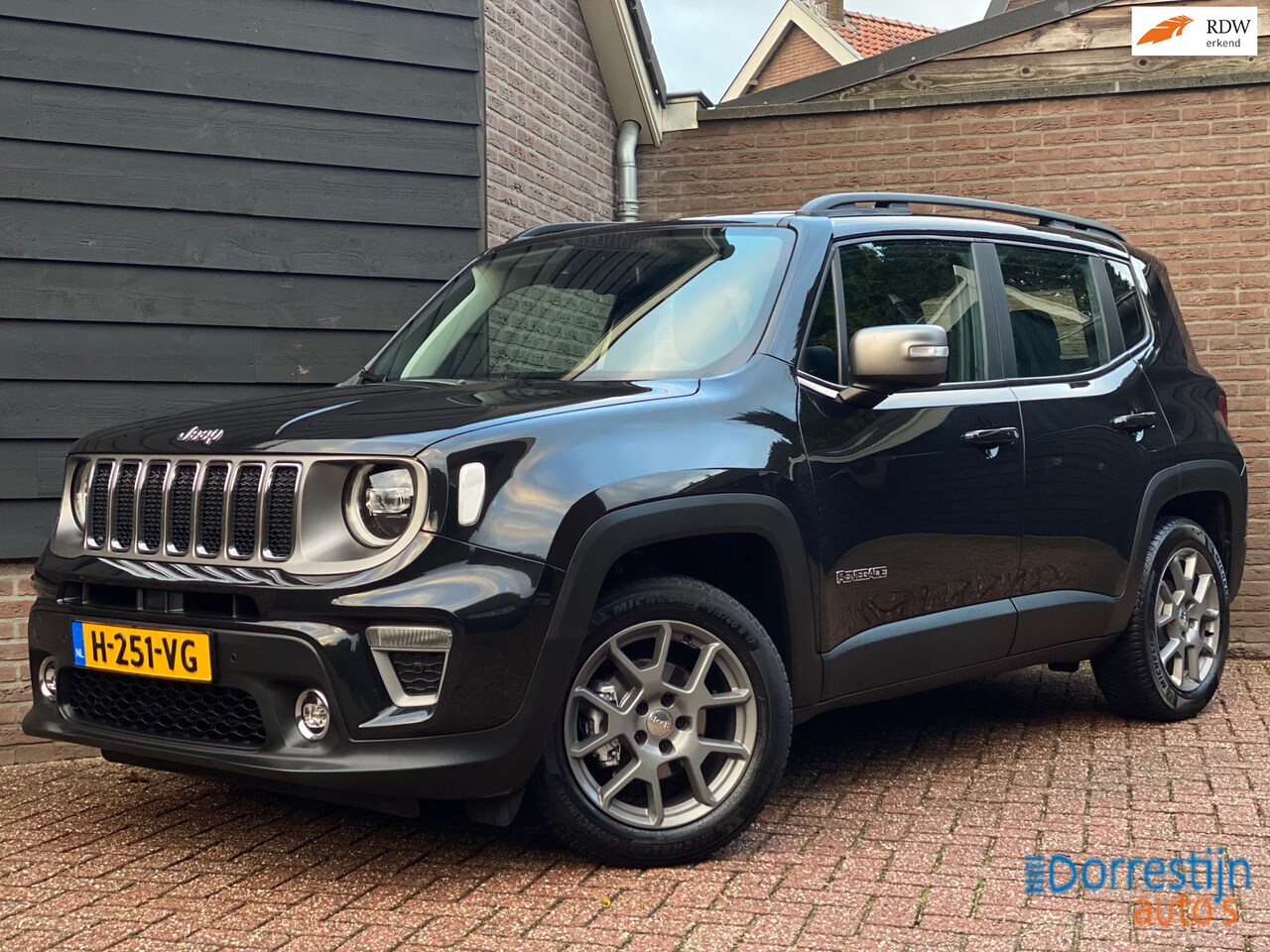 Jeep Renegade - 1.0T Limited 120PK/Led/Camara/Navi/Carplay/PDC/Keyless - AutoWereld.nl