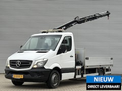 Mercedes-Benz Sprinter - 516 NGT Openlaadbak met kraan CNG Automaat