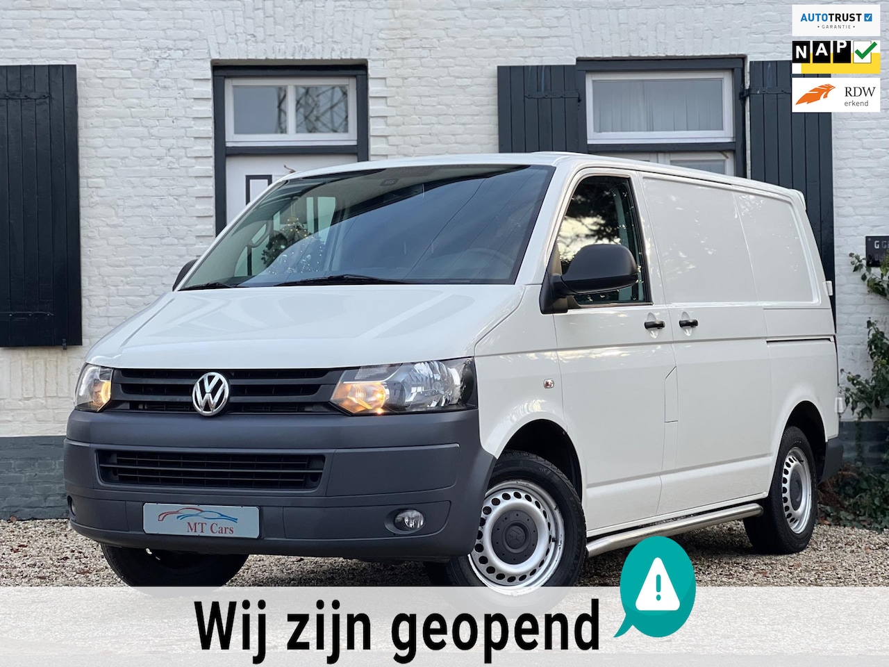 Volkswagen Transporter - 2.0 TDI DC Trendline|2X Schuifdeur|105DKM!|NAP| - AutoWereld.nl