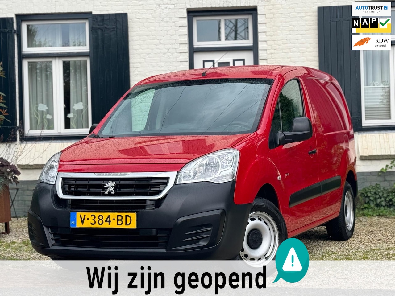 Peugeot Partner - 122 1.6 BlueHDi 75 L1 Pro|Cruise|Airco|PDC|NAP| - AutoWereld.nl