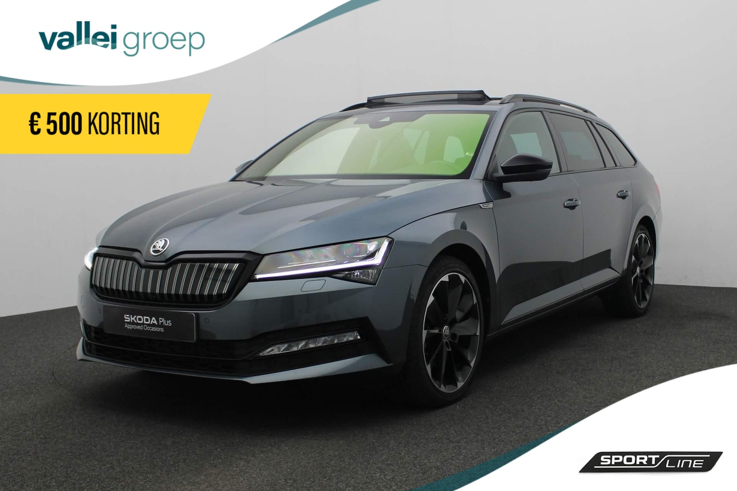 Skoda Superb Combi - 1.4 TSI 218PK DSG iV Sportline Business | Pano | Matrix LED | Adaptief onderstel | CANTON - AutoWereld.nl