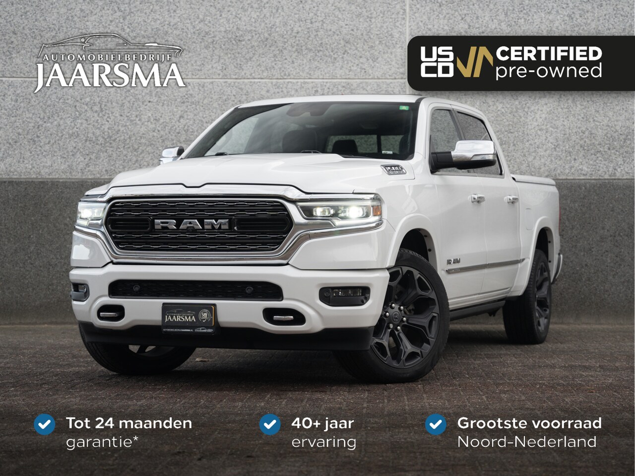 Dodge Ram 1500 - 5.7 V8 4x4 Crew Cab Limited Luchtvering |Premium Leder |NL-auto |2e eigenaar - AutoWereld.nl