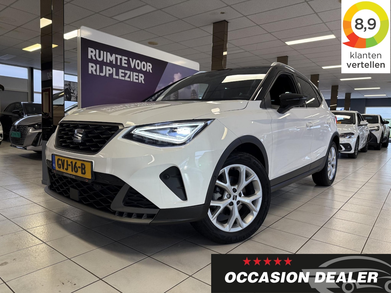 Seat Arona - 1.0 TSI FR 110PK * LED*CAM*STOEL VERW*ADAP*LM17* - AutoWereld.nl