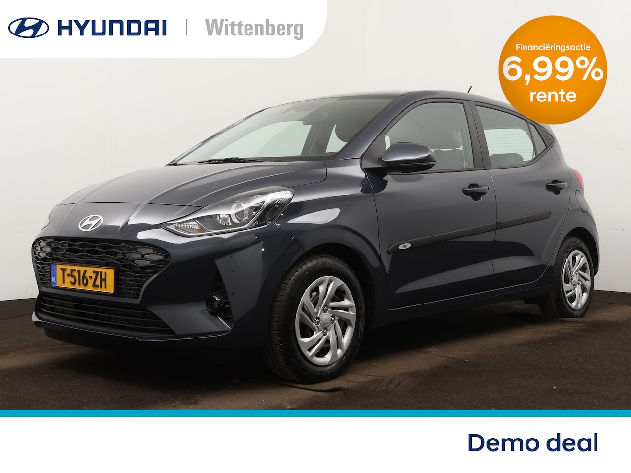 Hyundai i10 - 1.0 PREMIUM | NAVI | CLIMA | CRUISE | CAMERA | BLUELINK APP  | CHROMEN STRIP | - AutoWereld.nl