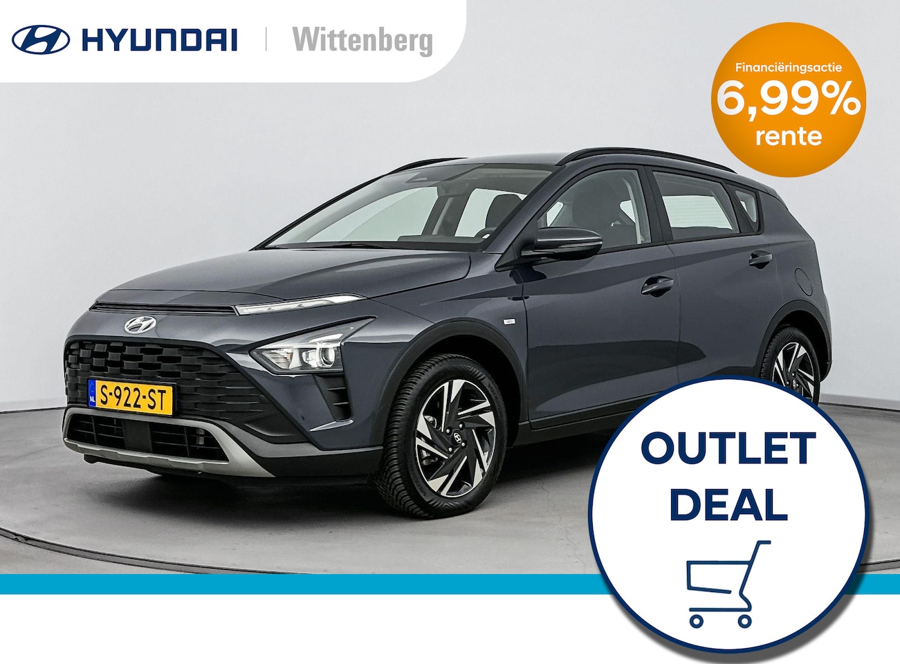 Hyundai Bayon - 1.0 T-GDI COMFORT SMART | OUTLET DEAL! | NAVI | ALL SEASONS | APPLE CARPLAY | CAMERA | 16' - AutoWereld.nl