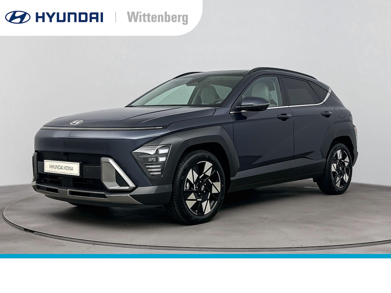 Hyundai Kona - 1.6 GDI HEV Premium Sky | Leder | Schuifdak | Elektr. stoelen | Keyless | Navi | Camera - AutoWereld.nl