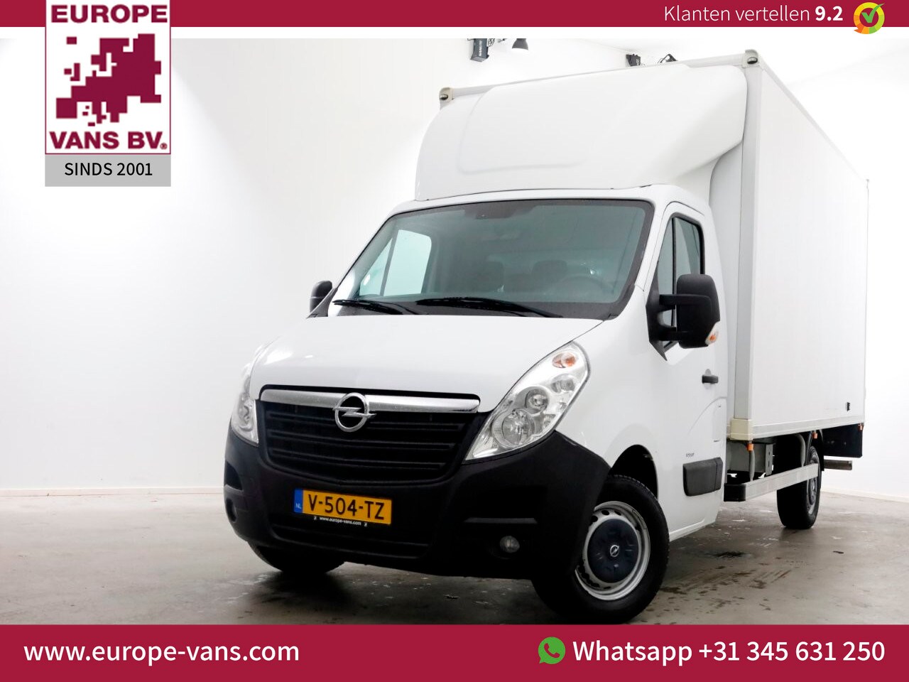 Opel Movano - 2.3 CDTI E6 Bakwagen met achterdeuren 9300km! 01-2019 - AutoWereld.nl