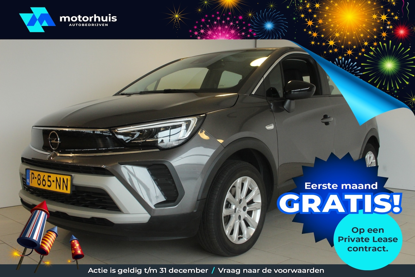 Opel Crossland - 1.2 130pk AUTOMAAT Elegance LMV NAVI APPLE CARPLAY - AutoWereld.nl