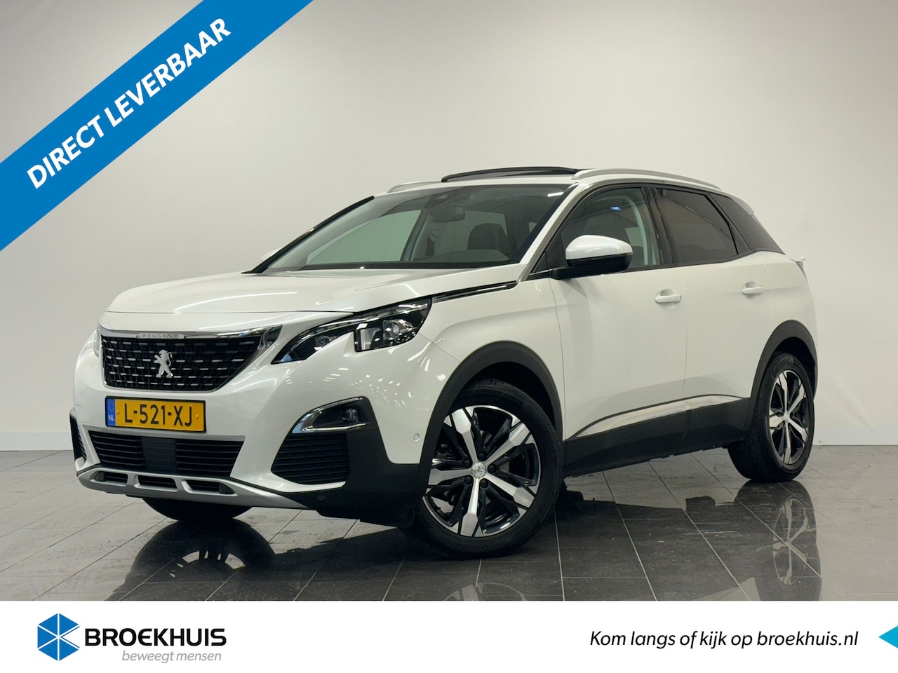 Peugeot 3008 - 1.2 PureTech Blue Lease Premium | Pack Safety | Dakrails | LED lampen | Camera | Trekhaak - AutoWereld.nl