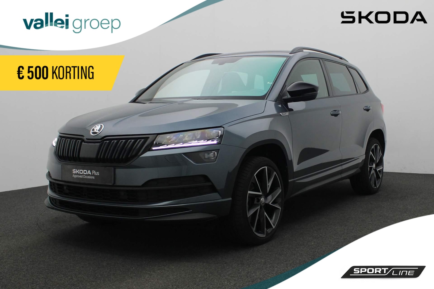 Skoda Karoq - 1.5 TSI 150PK DSG ACT Sportline Business | Navi | Keyless | Camera | ACC | 19 inch | Virtu - AutoWereld.nl