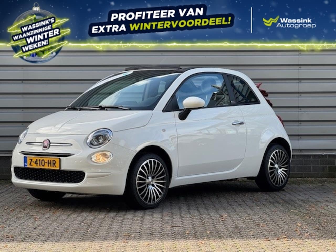 Fiat 500 C - 1.0 Hybrid 70pk | Carplay | DAB+ | Parkeersensoren | 16'' Lichtmetalenvelgen | - AutoWereld.nl