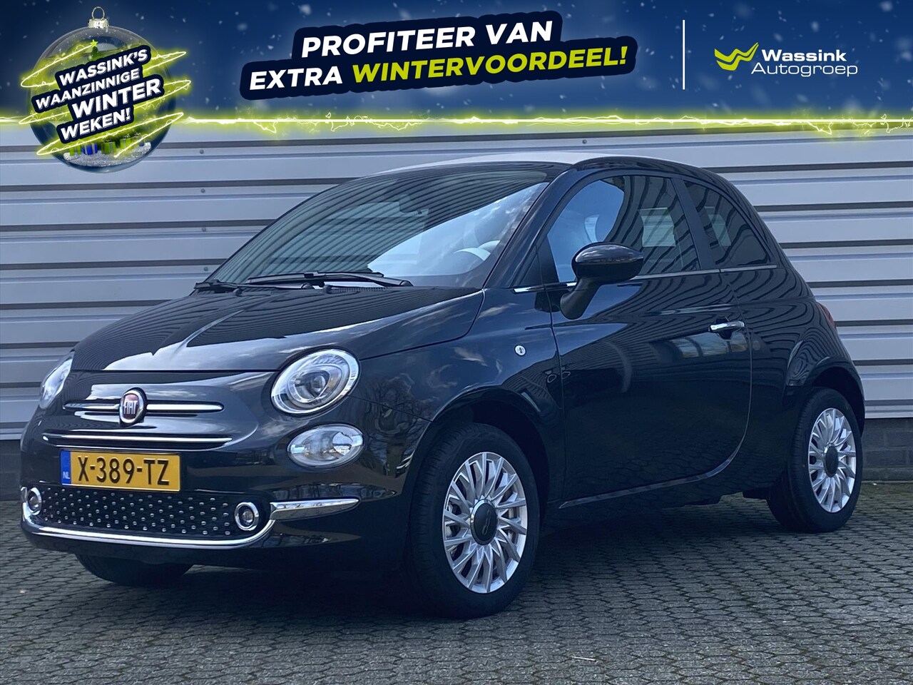 Fiat 500 C - 1.0 Hybrid 70pk Dolcevita | Carplay | Navigatie | Climate control | 15'' Lichtmetalen velg - AutoWereld.nl