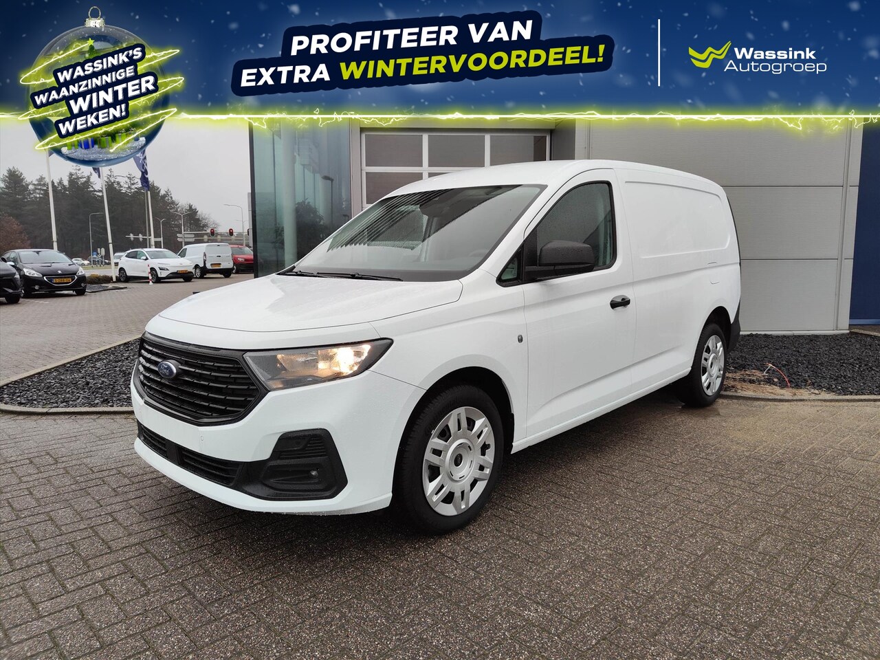 Ford Transit Connect - 2.0 EcoBlue 102pk L2 Trend | Trekhaak afneembaar | Navigatie - AutoWereld.nl