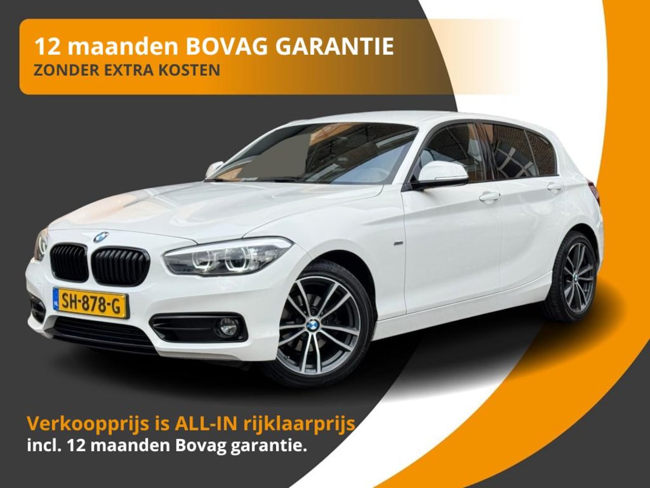 BMW 1-serie - 116i SPORTLINE NAVI/SPORTSTOELEN/LED/LMV/PDC/NL-AUTO/56.000 KM! - AutoWereld.nl