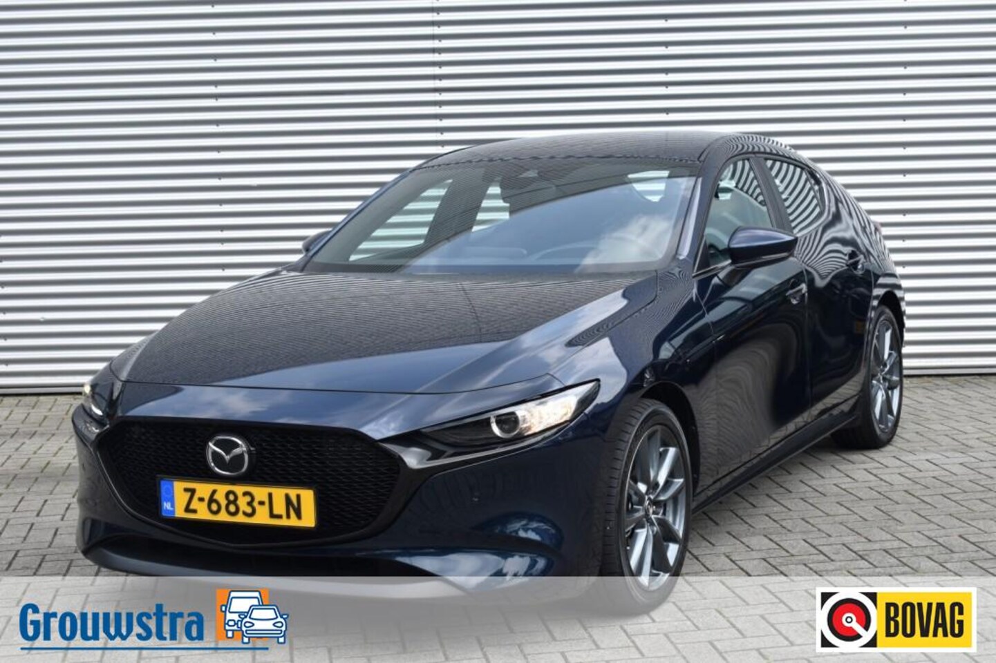 Mazda 3 - 2.0 E-SKYACTIV GM HYBRID 150 / ADAP. CRUISE / LED PAKKET / STOEL - AutoWereld.nl