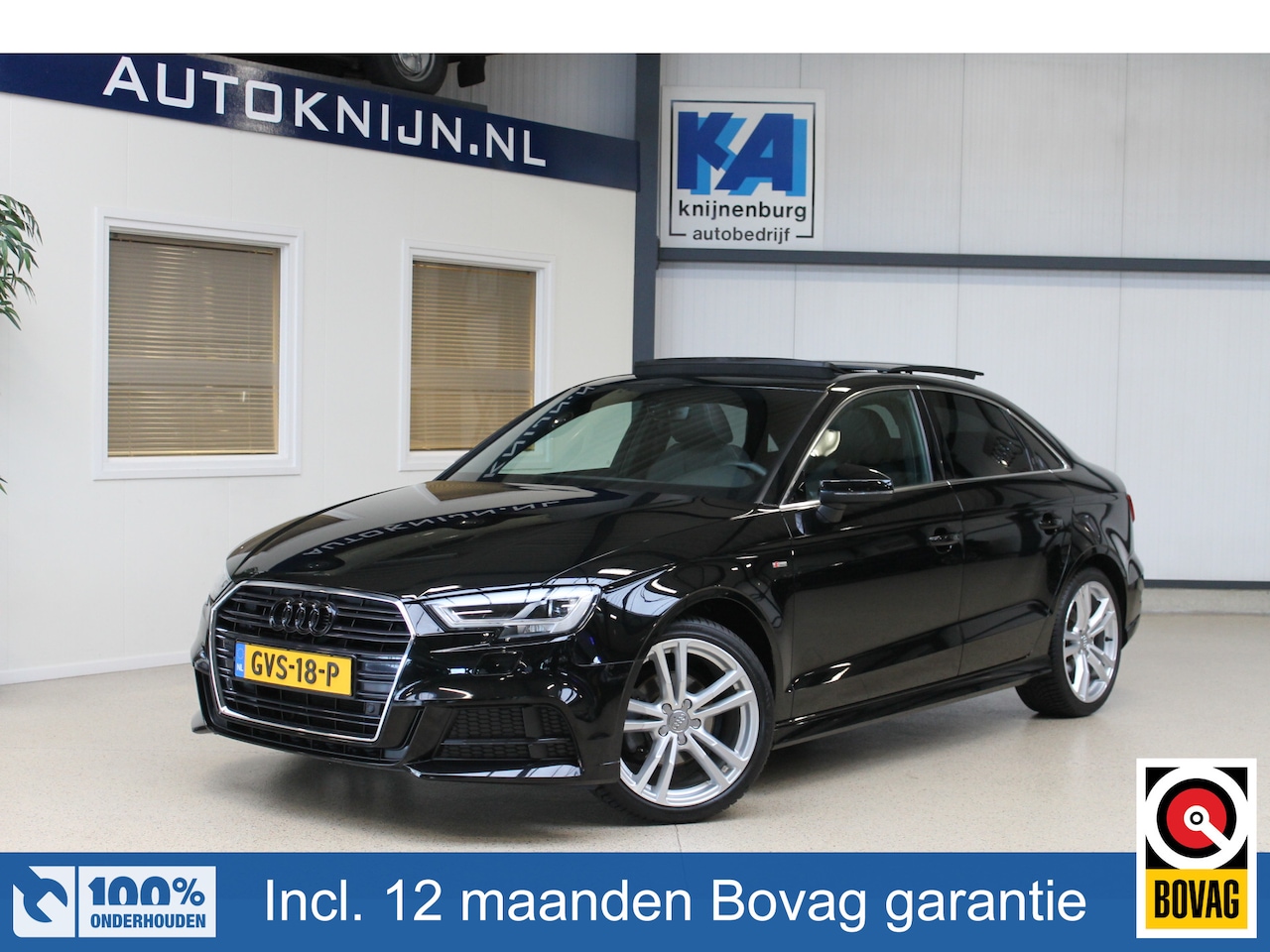 Audi A3 Limousine - 35 TFSI 150pk S-line Sport | Leer | Elek. stoelen | Panoramadak | 100% (Dealer) onderhoude - AutoWereld.nl