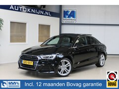 Audi A3 Limousine - 35 TFSI 150pk S-line Sport | Leer | Elek. stoelen | Panoramadak | 100% (Dealer) onderhoude