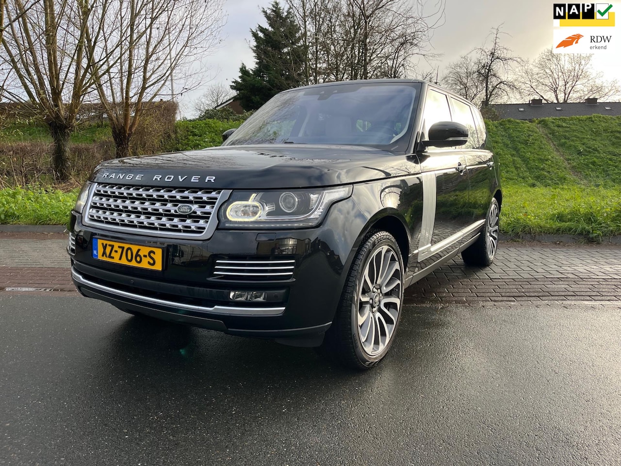 Land Rover Range Rover - 3.0 SDV6 Hybrid Autobiography LongWB ! Automaat, Leer, Navi - AutoWereld.nl