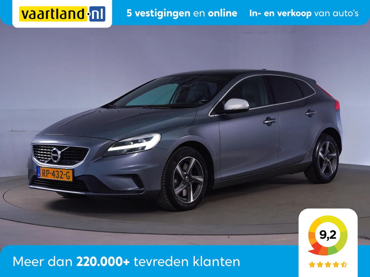 Volvo V40 - 2.0 D3 Business Sport Aut. [ Led R-Design exterieur stoelverwarming ] - AutoWereld.nl