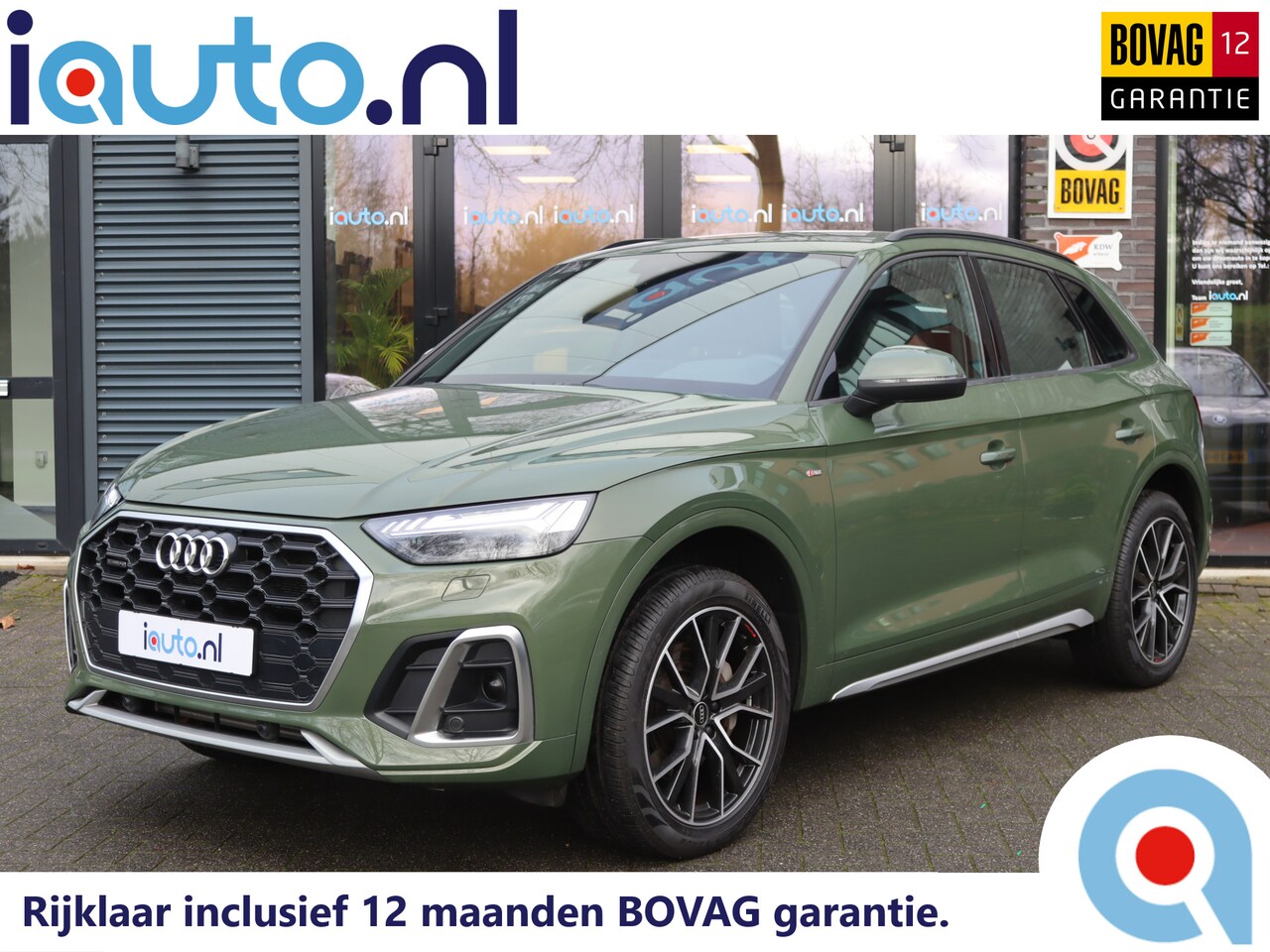 Audi Q5 - 55 TFSI e 367PK S-Line Matrix LED/B&O/Keyless/20"/Dodehoek/Trekhaak wegkl. - AutoWereld.nl