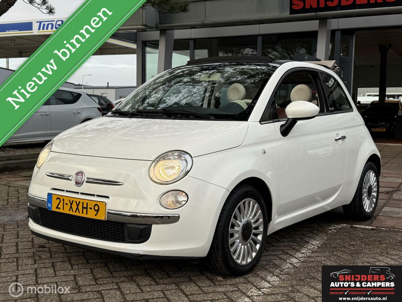 Fiat 500 C - 0.9 TwinAir Lounge met leer - AutoWereld.nl