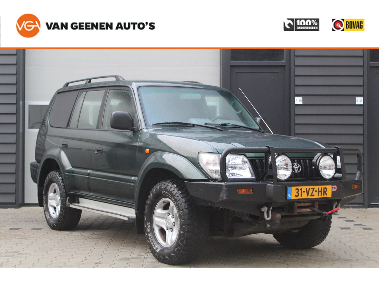 Toyota Land Cruiser 90 - LandCruiser 3.0 D4-D Blind Van | Lier | Verstralers | NL-auto - AutoWereld.nl