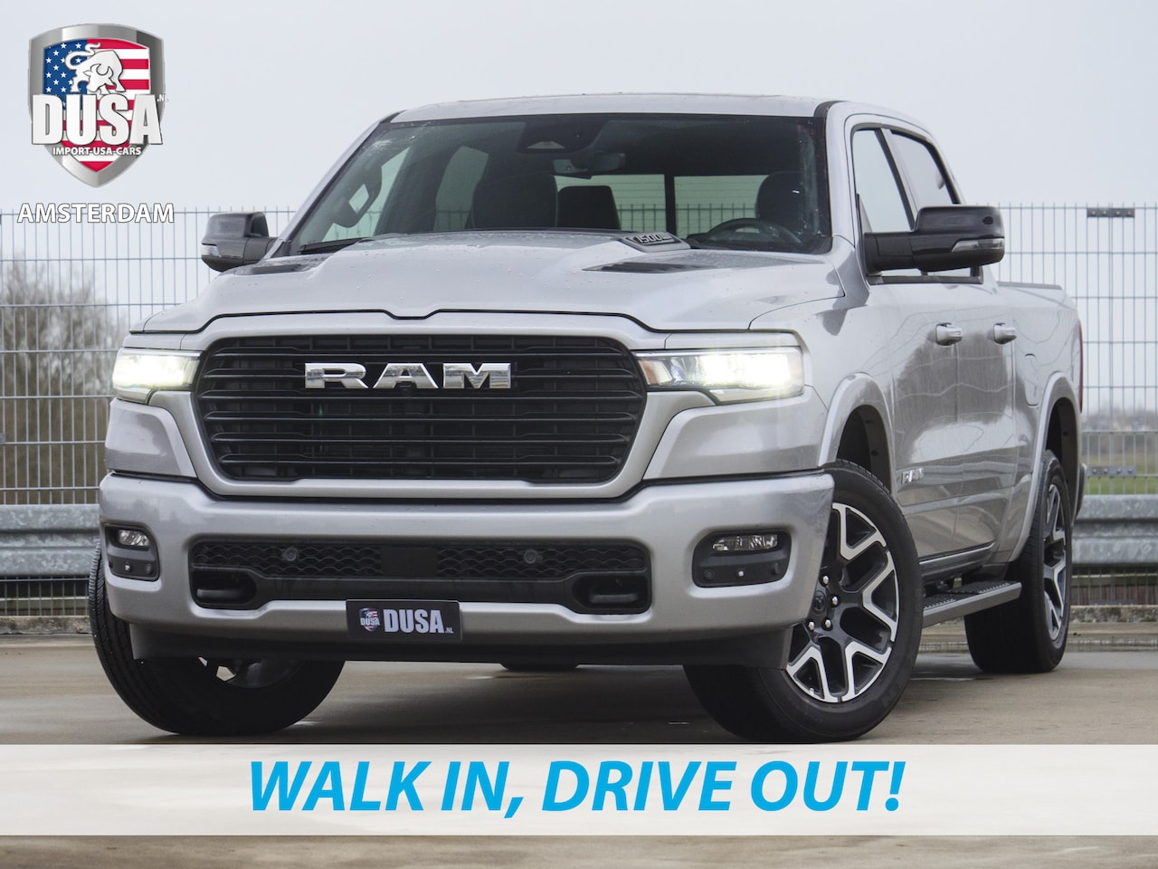 Dodge Ram 1500 - | Laramie | Sport | Crew Cab | 4X4 | 2025 | Panorama | 12-inch Touchscreen | Sport Package - AutoWereld.nl