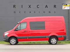 Mercedes-Benz Sprinter - 317 1.9 CDI L2H2 DubbelCabine Automaat Navi Leder 170PK NIEUWBINNEN