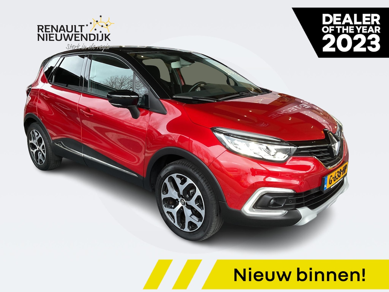 Renault Captur - 0.9 TCe Intens NAVIGATIE / PARKEERSENSOREN / PARKEERCAMERA / DODENHOEK ASSISTENT / BLUETOO - AutoWereld.nl