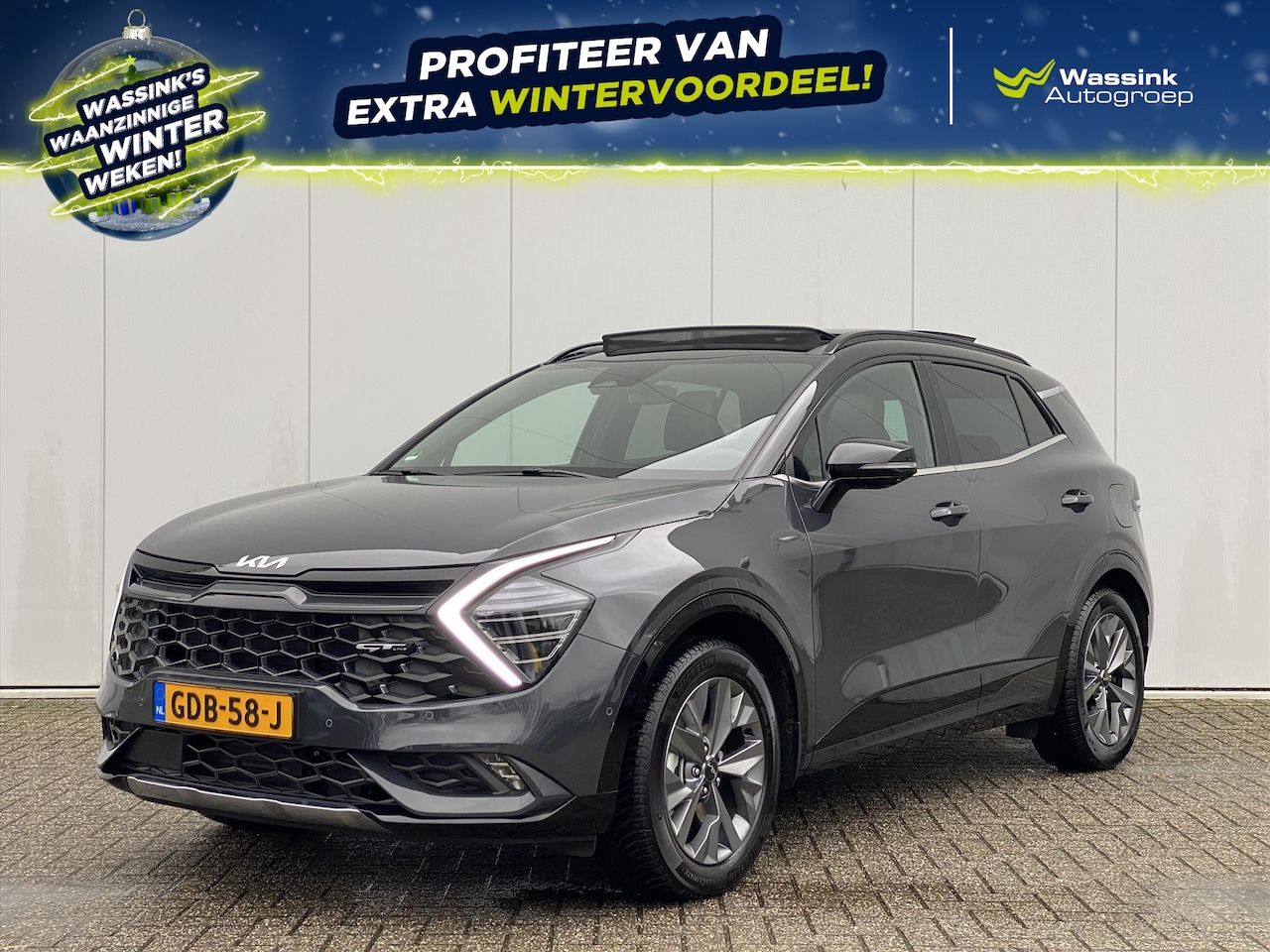 Kia Sportage - 1.6 T-GDi 230pk Hybrid AT6 GT-PlusLine | Full Option | Stoel verwarming & ventilatie | Ele - AutoWereld.nl