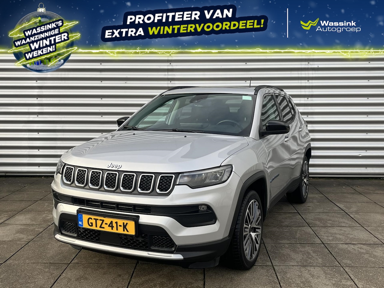 Jeep Compass - 1.3T 4XE 190pk EAWD Aut Limited Business | Cruise & Climate control | Navigatie | Achterui - AutoWereld.nl