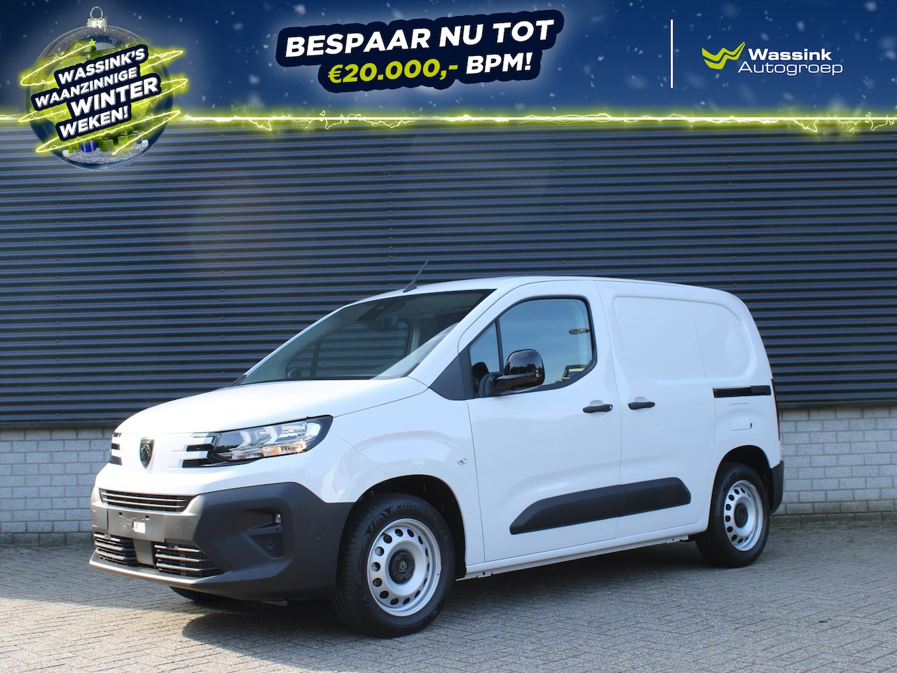 Peugeot Partner - 1.5 BlueHDi 100pk Lengte 1 FLEET 1000kg laadvermogen | Airco | Cruise Control - AutoWereld.nl