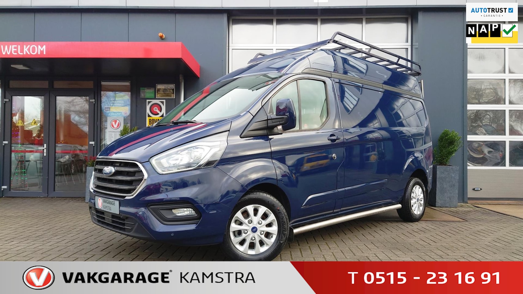 Ford Transit Custom - 340 2.0 TDCI L2H1 NAP/Navi/PDC/Imperiaal/AUTOMAAT - AutoWereld.nl