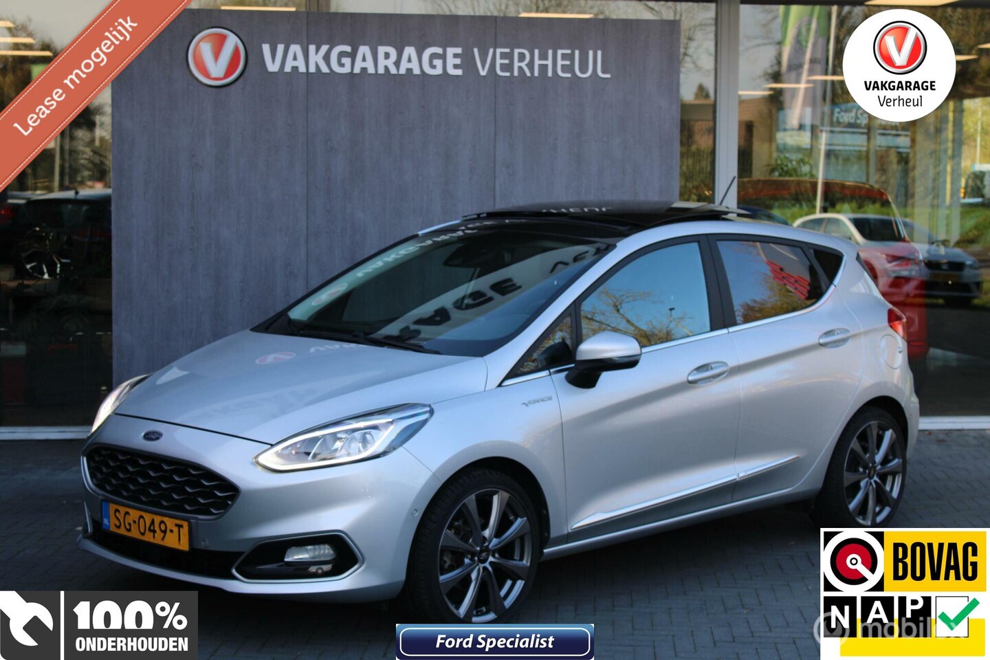 Ford Fiesta - 1.0 EcoBoost Vignale|125Pk|5Drs|Navi|Nap|Boekjes - AutoWereld.nl