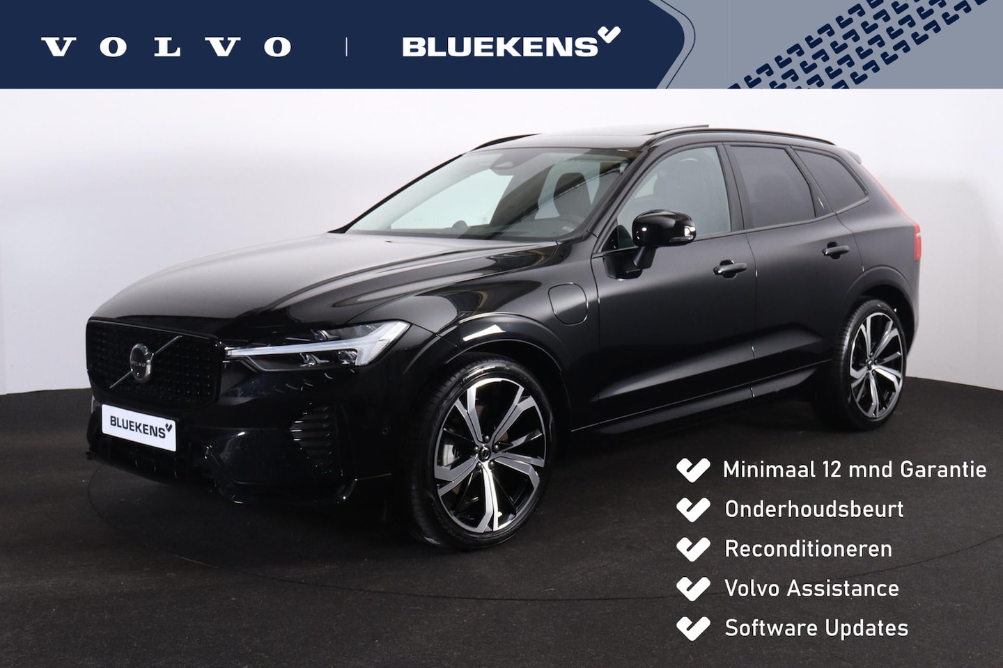 Volvo XC60 - T8 Plug-in hybrid AWD Ultimate Dark - LONG RANGE - Luchtvering - Panorama/schuifdak - Inte - AutoWereld.nl