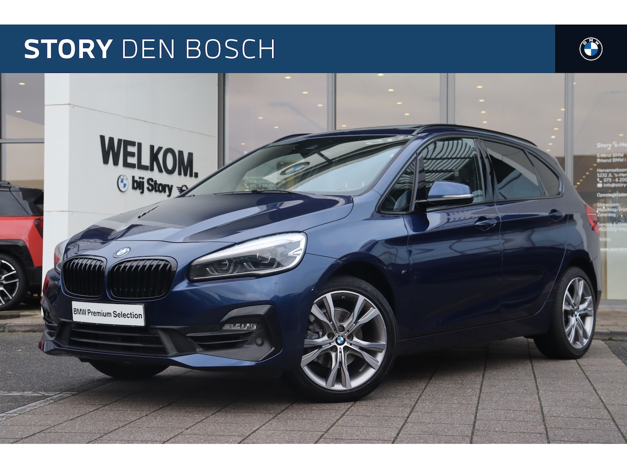 BMW 2-serie Active Tourer - 218i High Executive Sport Line Automaat / Panoramadak / Sportstoelen / Stoelverwarming / A - AutoWereld.nl