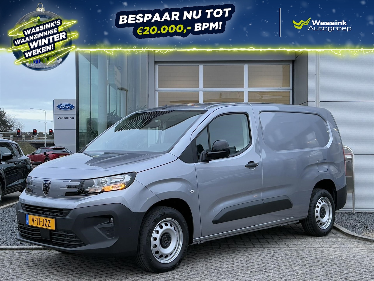 Peugeot Partner - 1.5 BlueHDi 100pk L2 | DIRECT BESCHIKBAAR! | Trekhaak Voorbereiding | Pakket Comfort Conne - AutoWereld.nl