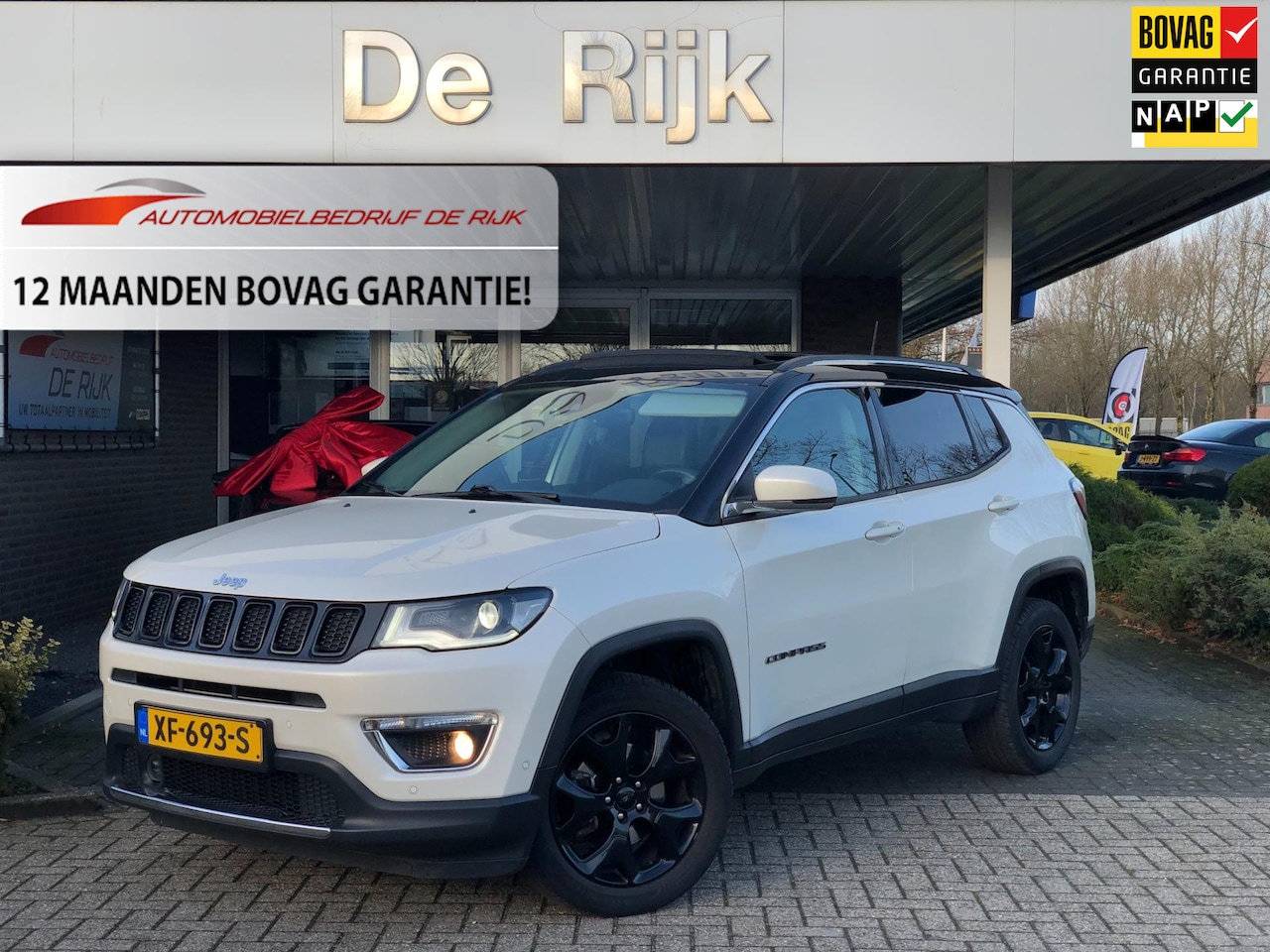 Jeep Compass - 1.4 MultiAir Limited 4x4 | Pano, Leder, Navi, Camera, Stoel+Stuurverw., Clima, Cruise | NA - AutoWereld.nl