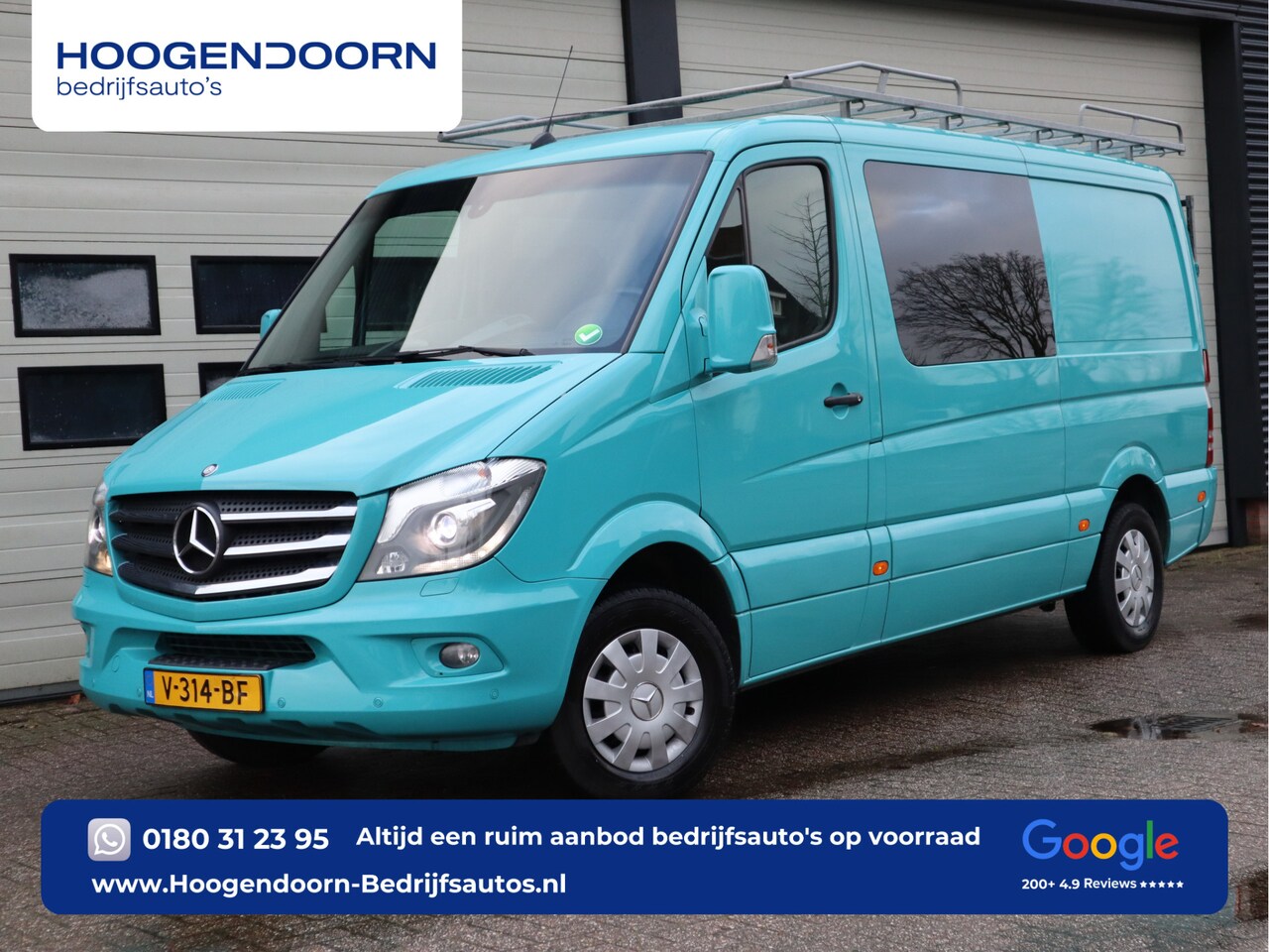 Mercedes-Benz Sprinter - 316 CDI Lang L2 DC 6 Pers. - Camera - Xenon - Cruise - Trekhaak - AutoWereld.nl