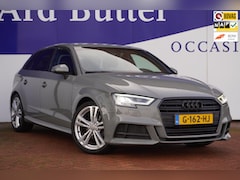 Audi A3 Sportback - 35 TFSI 150PK Sport 3X S.Line+Leder+Vitrual+Navi+Smartphone+Privacy-Glass=Nardo-grey= SUPE