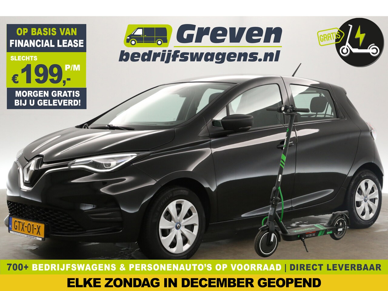 Renault Zoe - R135 Edition One 52 kWh | Huur Accu | 136PK | Graits E-Step! | Elektrisch Automaat Airco C - AutoWereld.nl