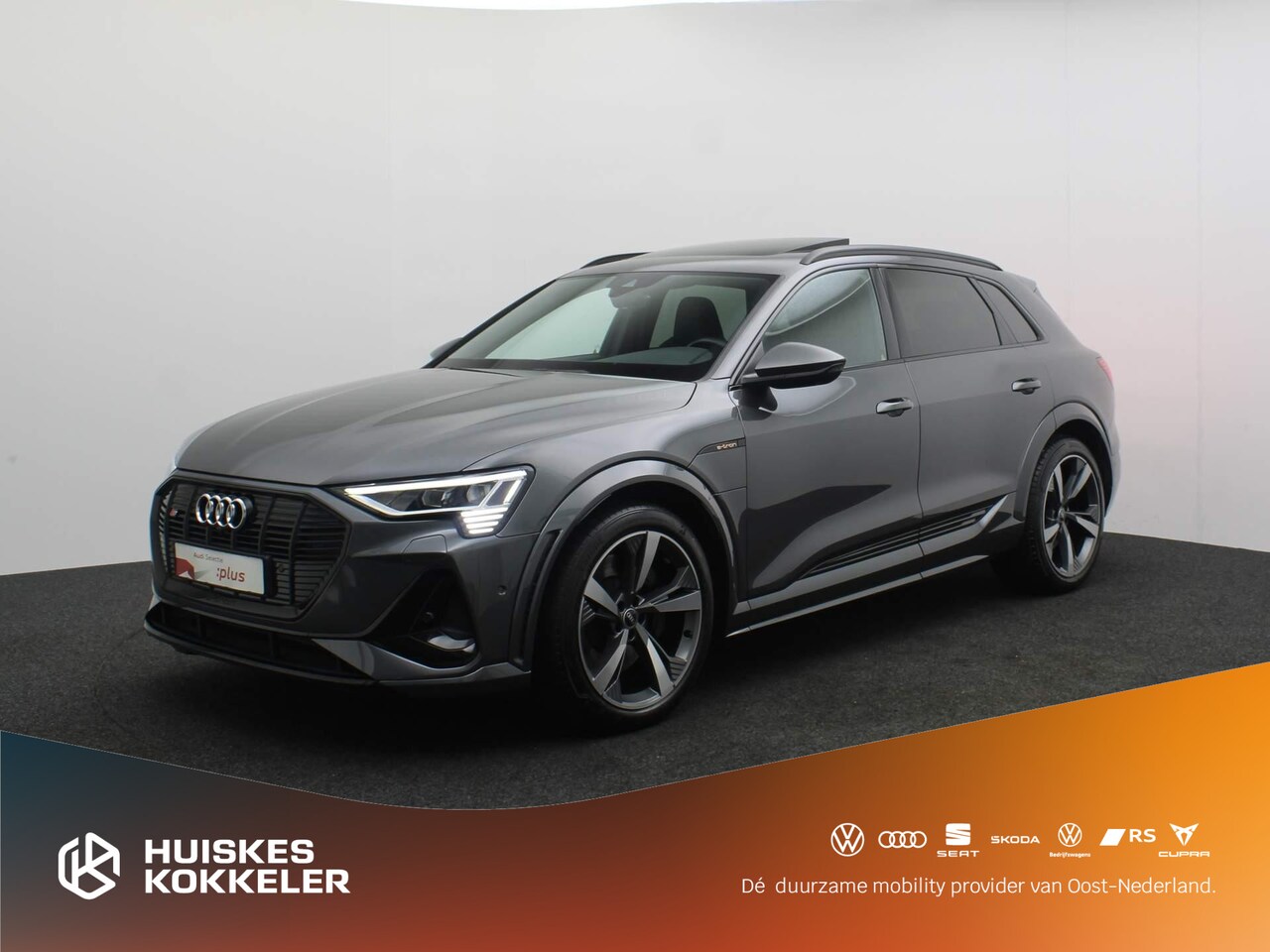 Audi e-tron - S 504pk quattro 95 kWh | B&O | Keyless | Trekhaak | Tour pack | Leder Valcona | Matrix-Led - AutoWereld.nl